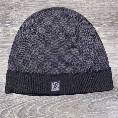 black louis vuitton hat|black Louis Vuitton beanie.